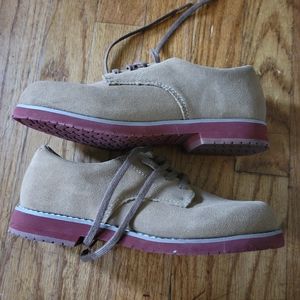 Boys Suede Sperry Tevin shoe